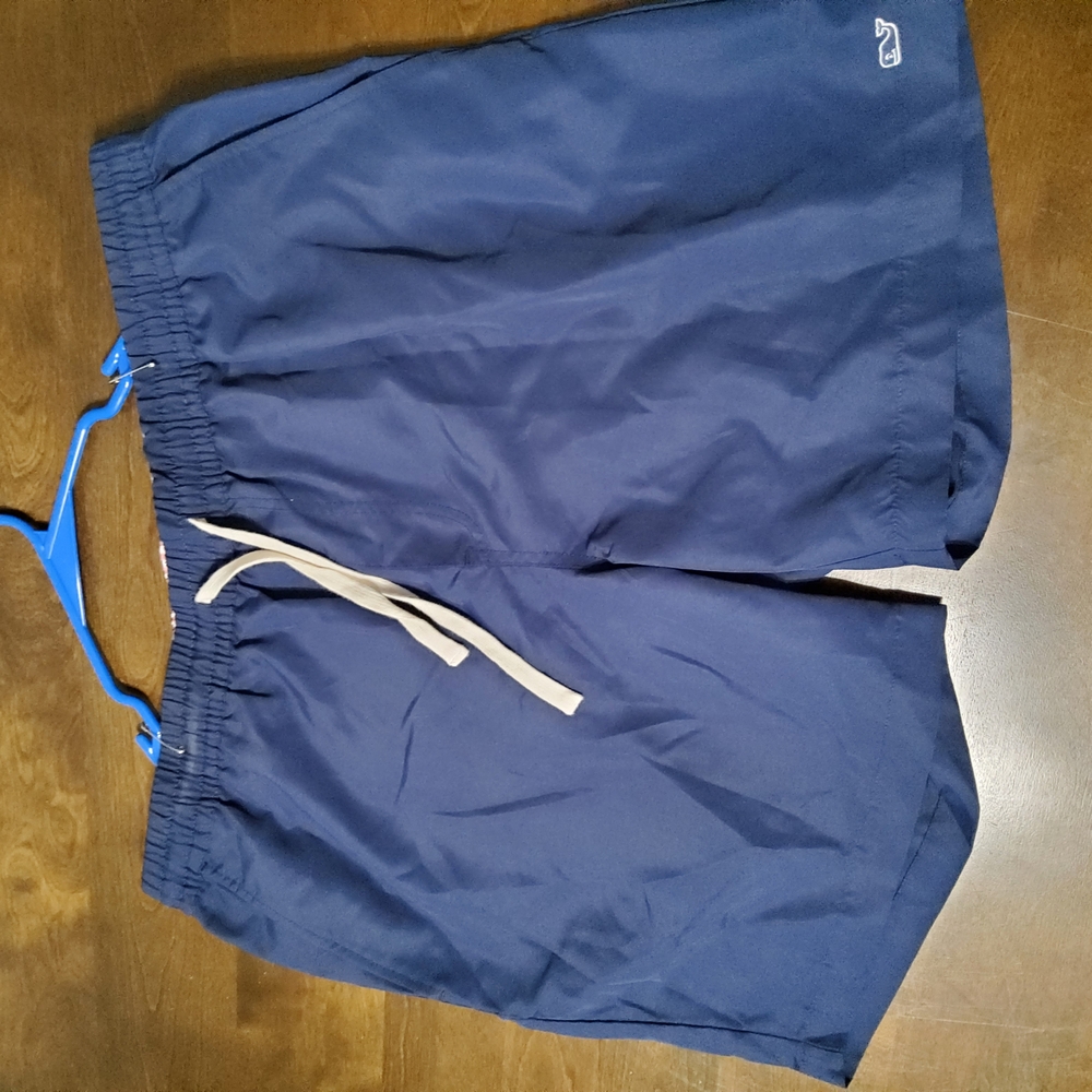 Vineyard Vines Blue Swim Trunks Quick-Dry Mid-Thigh